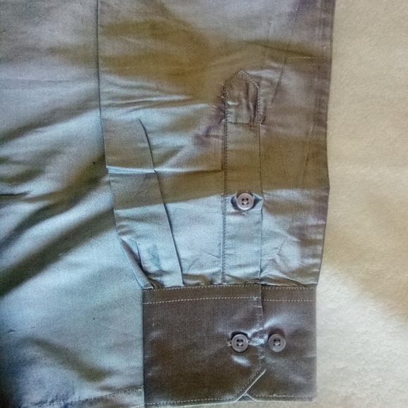 Mark Anderson 100% Pure Dupion Stripe Silk. - Picture 4 of 8